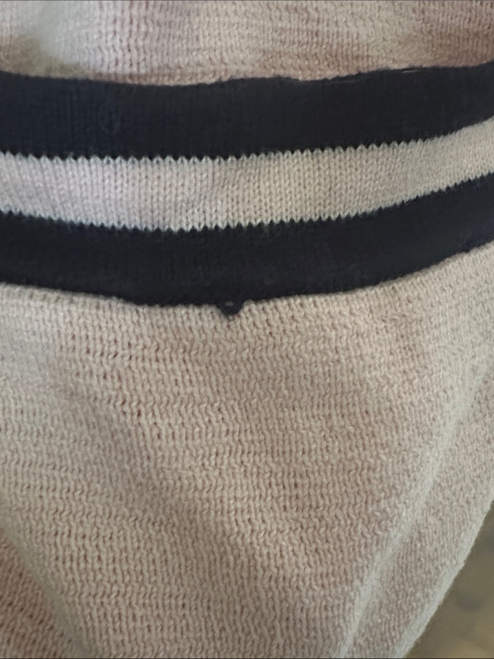 Chaps 100% Cotton Pink Cardigan with Black Trim and Silver Buttons - Picture 6 of 8
